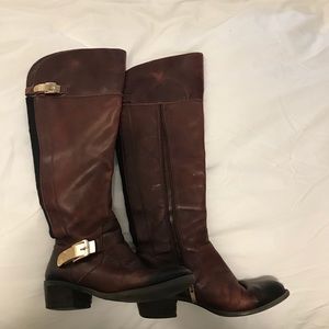 Size 7.5 Vince Camuto Knee High Boots in brown